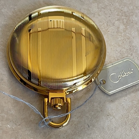 Colibri pocket Watch battery gold tone w/date - Picture 4 of 6